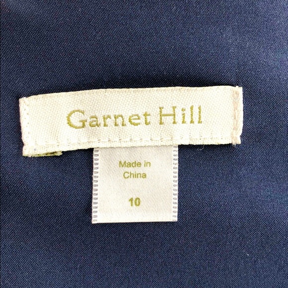 Garnet Hill Navy Ponte Pencil Skirt Size 10 - Picture 6 of 7